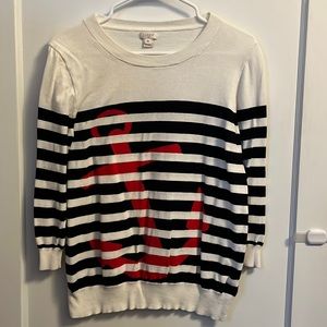 Women’s J. Crew Nautical Sweater